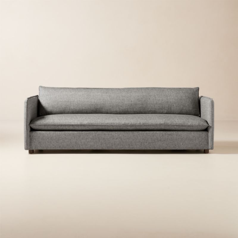 Cb2 on sale gray couch