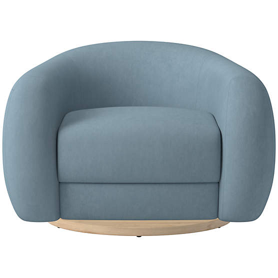 Laszlo Chair Lisbon Wedgewood by Ross Cassidy