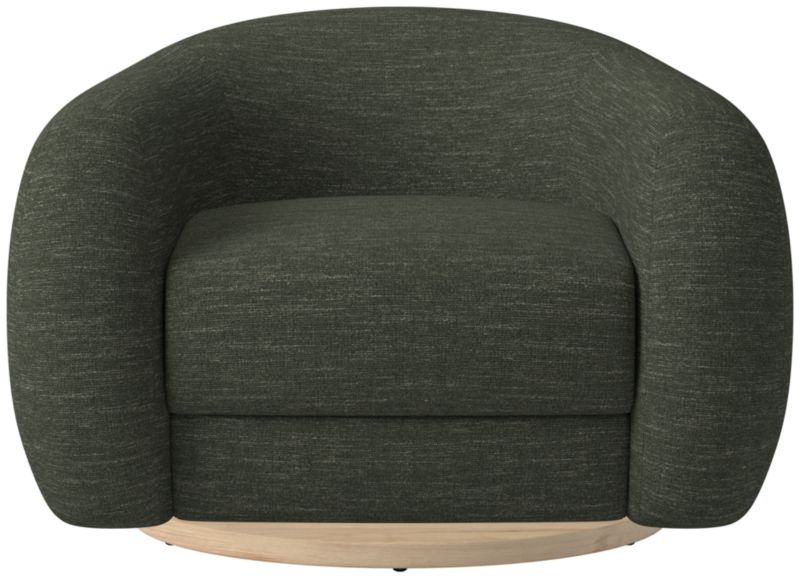 Laszlo Swivel Chair Curious Evergreen by Ross Cassidy - image 0 of 7