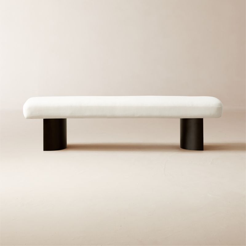 Cb2 upholstered bench discount