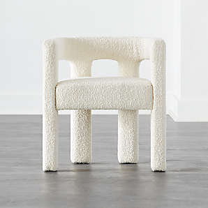 Fluffy best sale dining chair