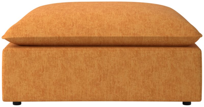 Viewing product image Lumis Snow White Performance Fabric Deep Depth Ottoman - image 1 of 6