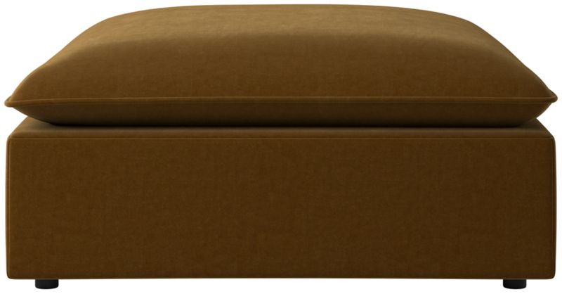 Viewing product image Lumis Snow White Performance Fabric Deep Depth Ottoman - image 1 of 6