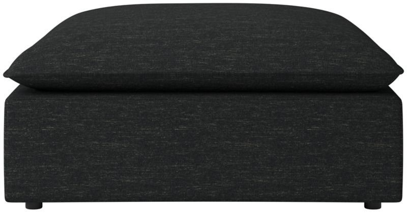 Viewing product image Lumis Snow White Performance Fabric Deep Depth Ottoman - image 1 of 6