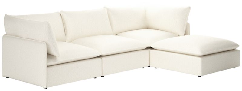 Lumis 4-Piece Modular Deep Depth Sectional Sofa - image 0 of 8