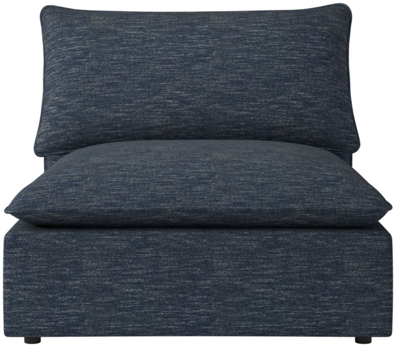 Viewing product image Lumis Snow White Performance Fabric Deep Depth Armless Chair - image 1 of 12