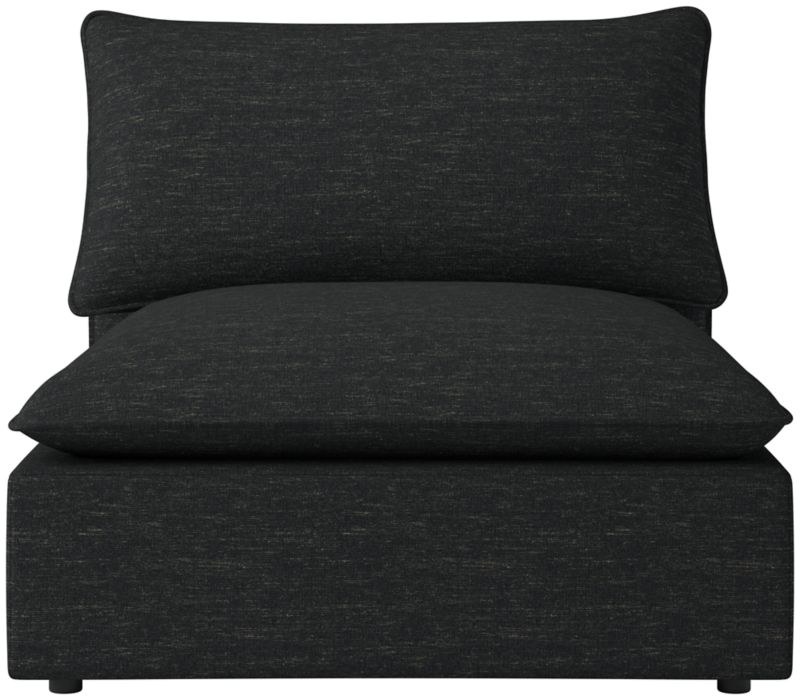 Viewing product image Lumis Snow White Performance Fabric Deep Depth Armless Chair - image 1 of 12