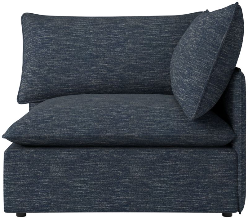 Viewing product image Lumis Snow White Performance Fabric Deep Depth Corner Chair - image 1 of 12