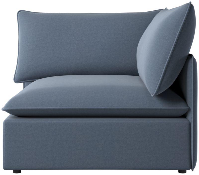 Viewing product image Lumis Snow White Performance Fabric Deep Depth Corner Chair - image 1 of 12