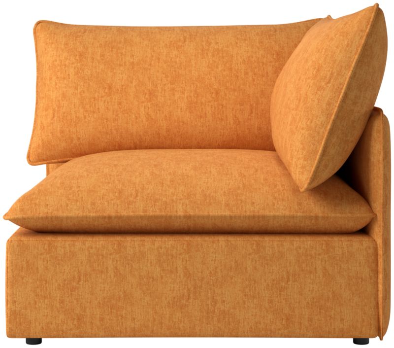 Viewing product image Lumis Snow White Performance Fabric Deep Depth Corner Chair - image 1 of 12