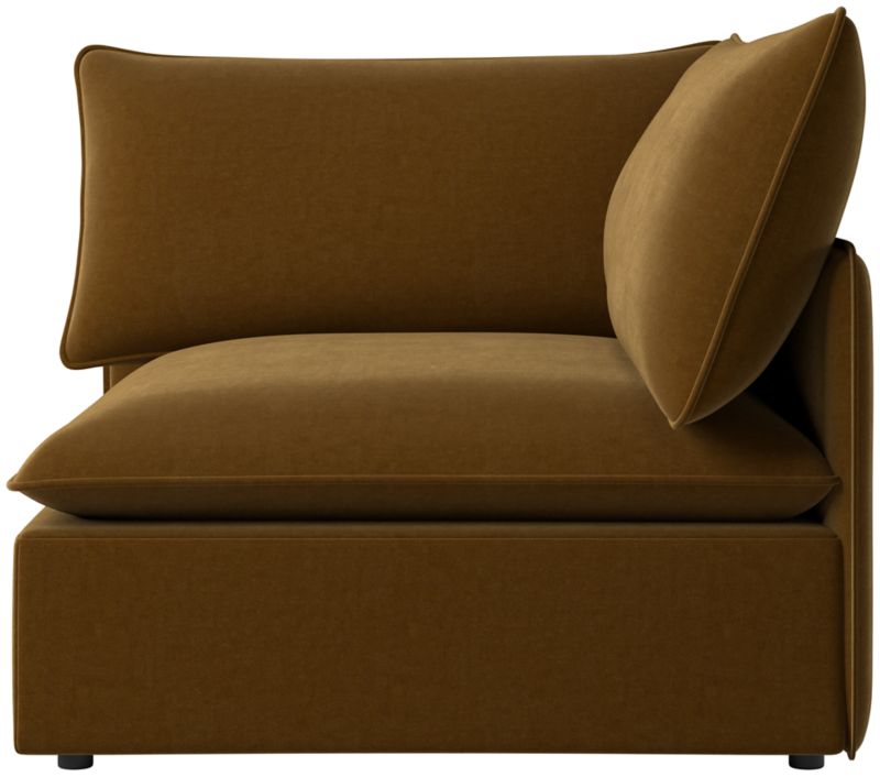 Viewing product image Lumis Snow White Performance Fabric Deep Depth Corner Chair - image 1 of 12