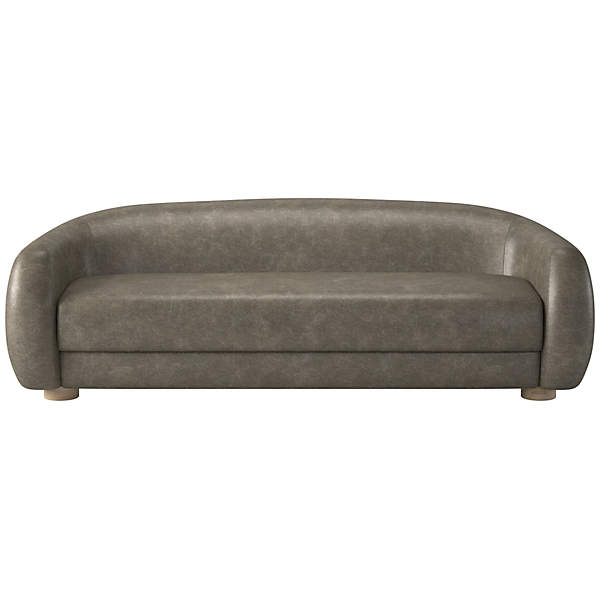 Cb2 clearance leather loveseat