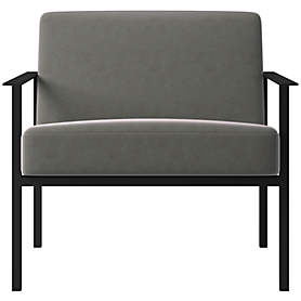 Cb2 cue top white chair