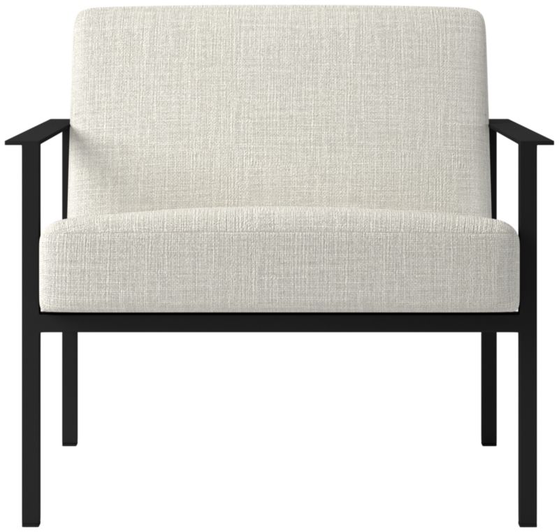 Cue white chair cb2 top