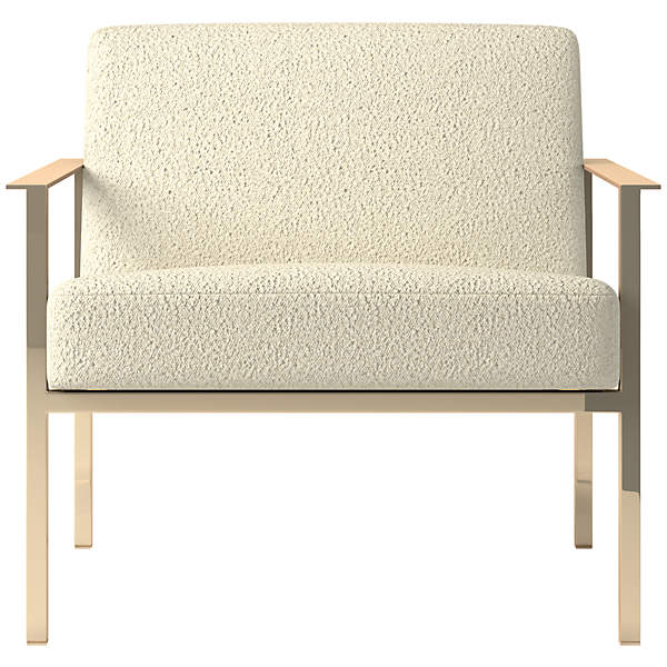 Cb2 cue white 2025 chair