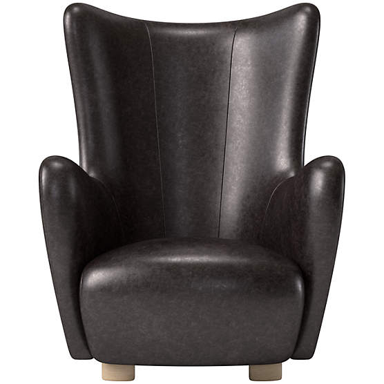 Bozzi Leather Chair Bello Black by Ross Cassidy