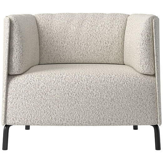 Clarendon Accent Chair Bloce Grey