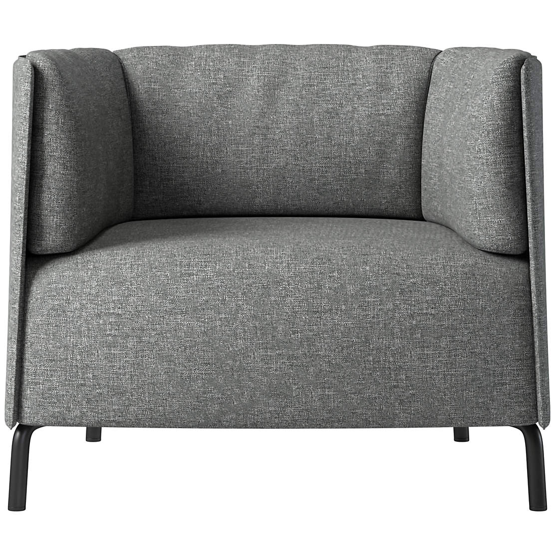 Clarendon Accent Chair Bloce Noir | CB2