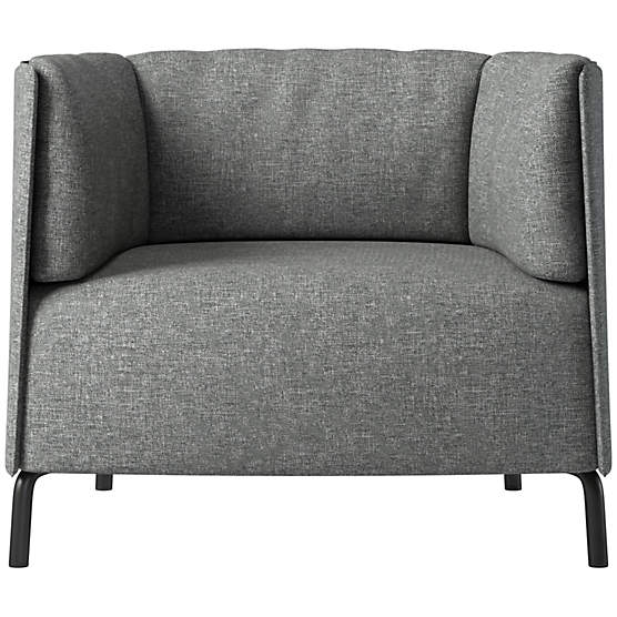 Clarendon Accent Chair Hatch Charcoal