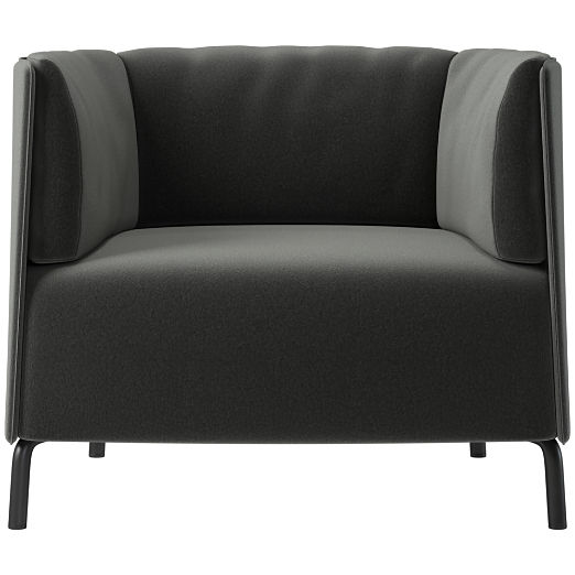 Clarendon Accent Chair Dale Dark Grey