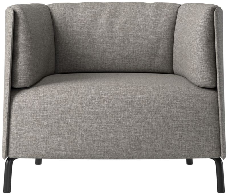 Clarendon Accent Chair Taylor Felt Grey - image 0 of 3