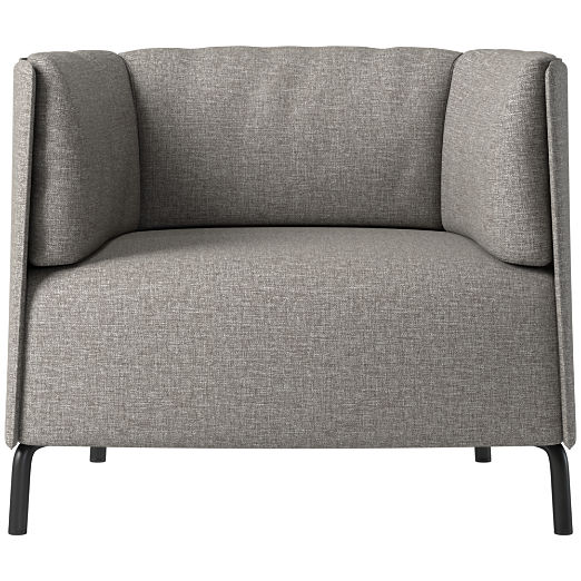 Clarendon Accent Chair Taylor Felt Grey