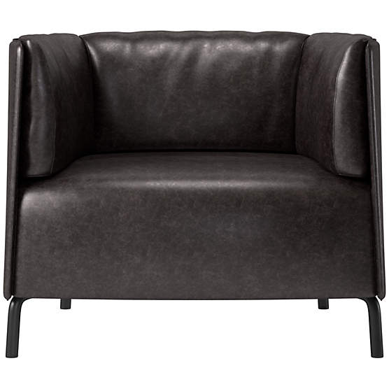 Clarendon Leather Accent Chair Bello Black