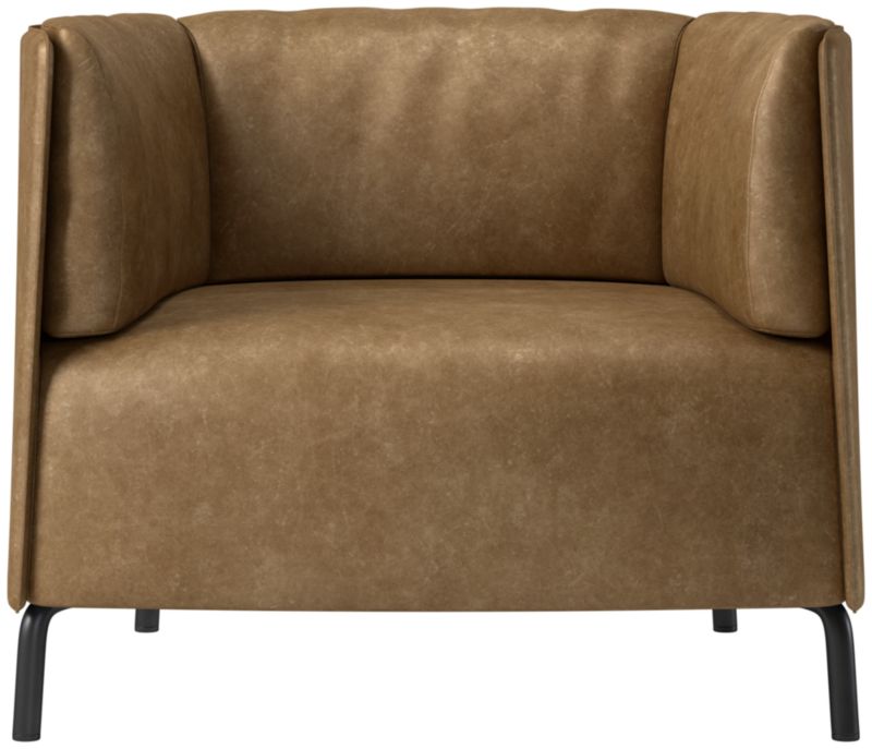 Clarendon Leather Accent Chair Bello Saddle - image 0 of 3