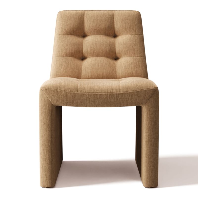 Viewing product image Hank Tufted Dining Chair Coverlet Wheat - image 1 of 3