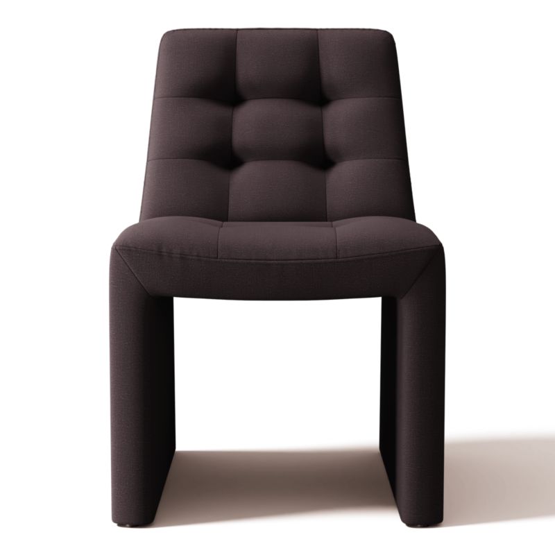 Viewing product image Hank Tufted Dining Chair Kanvas Ebony - image 1 of 3