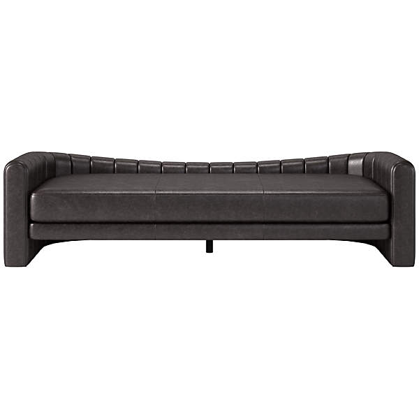 Cb2 shop leather daybed