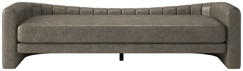 Viewing product image Lazar Leather Daybed Bello Grey - image 1 of 2