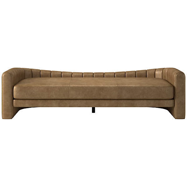 Cb2 shop leather daybed