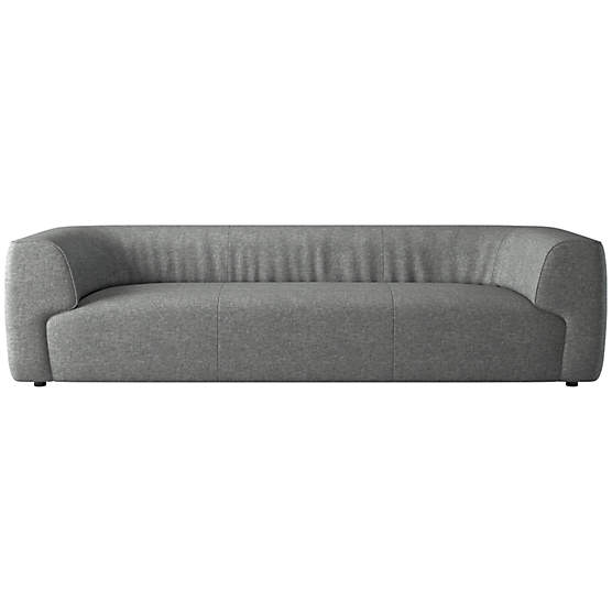 Rodez 105" Sofa Hatch Charcoal