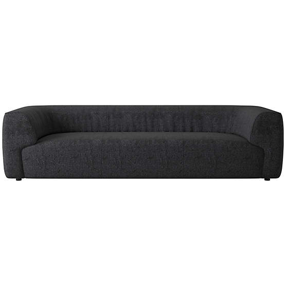 Rodez 105" Sofa Bloce Noir