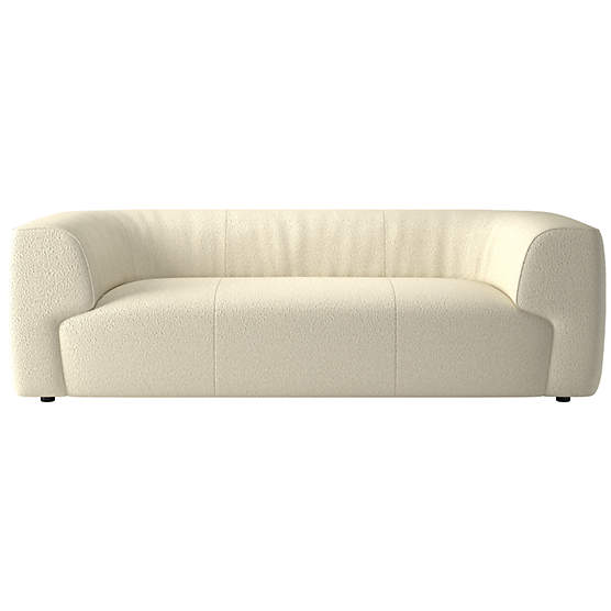 Rodez 88" Apartment Sofa Bloce Cream