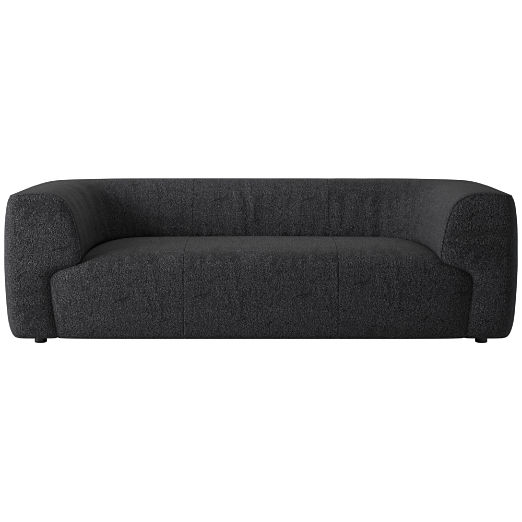 Rodez 88" Apartment Sofa Bloce Noir