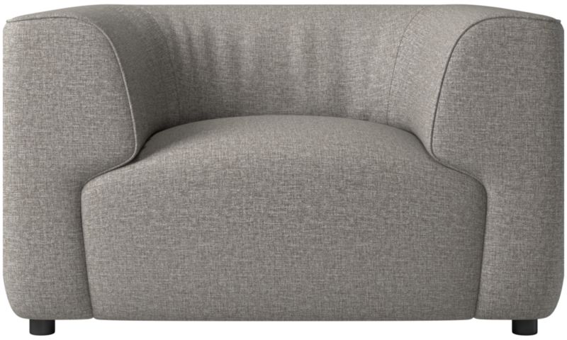 Rodez Accent Chair Taylor Felt Grey - image 0 of 3