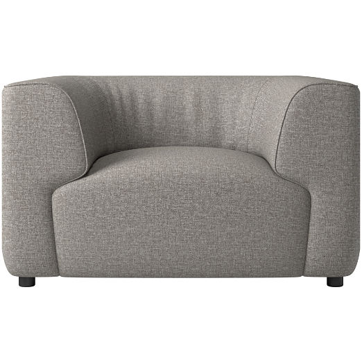 Rodez Accent Chair Taylor Felt Grey