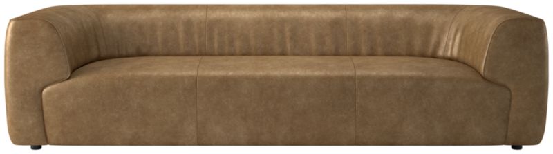 Rodez 105" Leather Sofa Bello Saddle - image 0 of 3