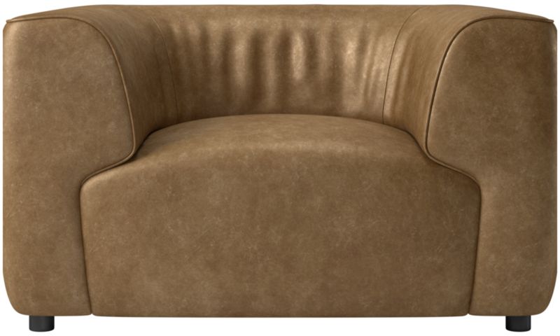 Rodez Leather Accent Chair Bello Saddle - image 0 of 3