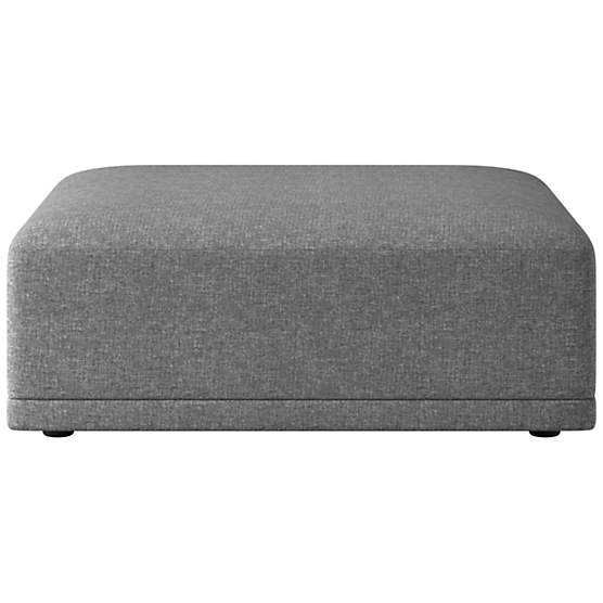 Faible Ottoman Hatch Charcoal