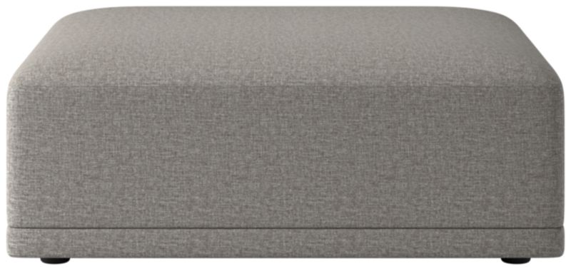 Faible Ottoman Taylor Felt Grey - image 0 of 7