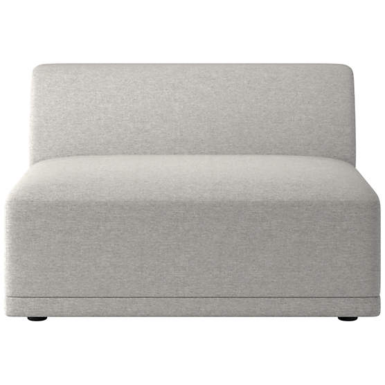 Faible Armless Chair Hatch Platinum