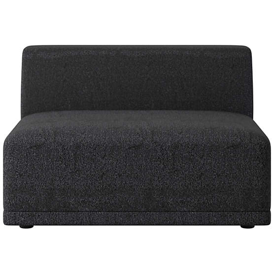 Faible Armless Chair Bloce Noir