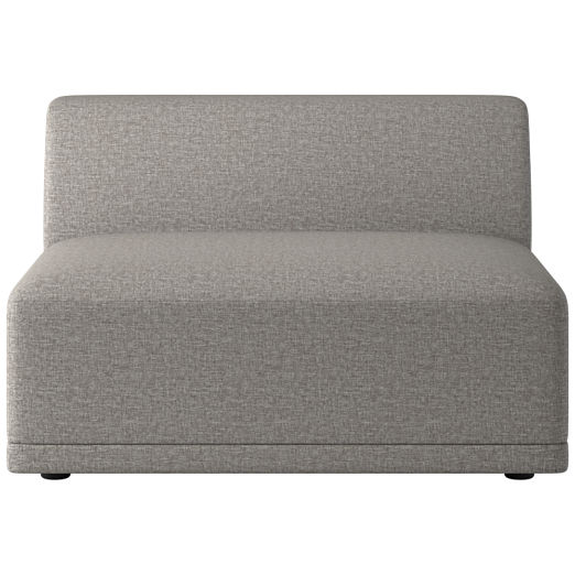 Faible Armless Chair Taylor Felt Grey