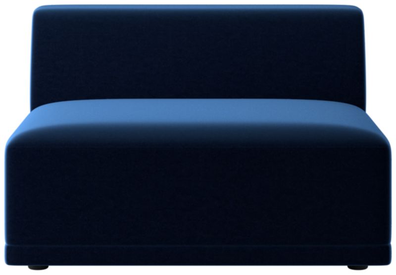 Faible Armless Chair Como Indigo - image 0 of 9