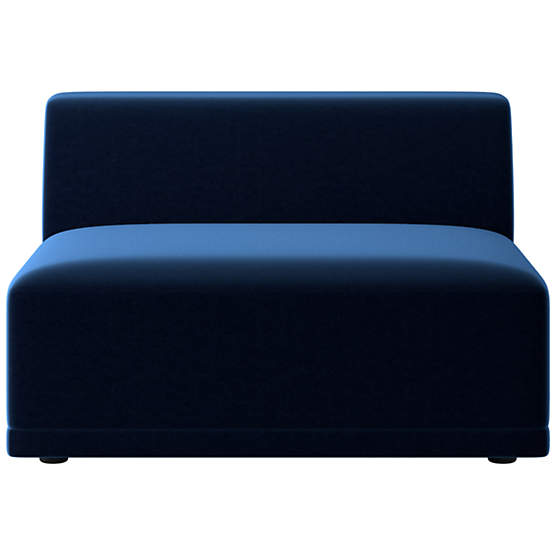 Faible Armless Chair Como Indigo