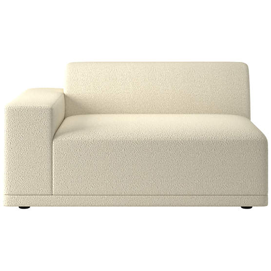 Faible Chair with Left-Arm Bloce Cream