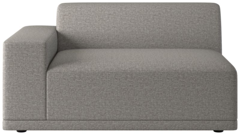 Faible Chair with Left-Arm Taylor Felt Grey - image 0 of 8